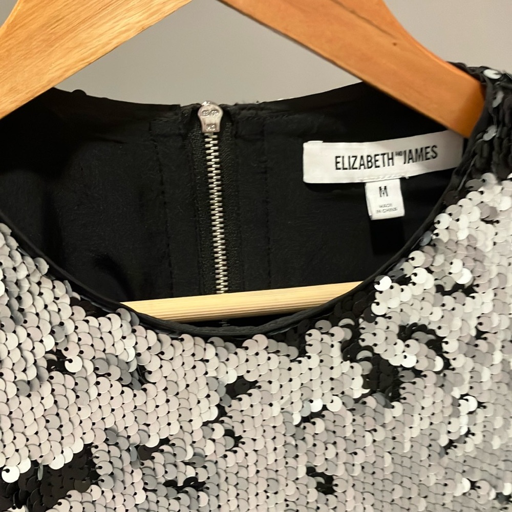 Elizabeth and James Sequin Dress